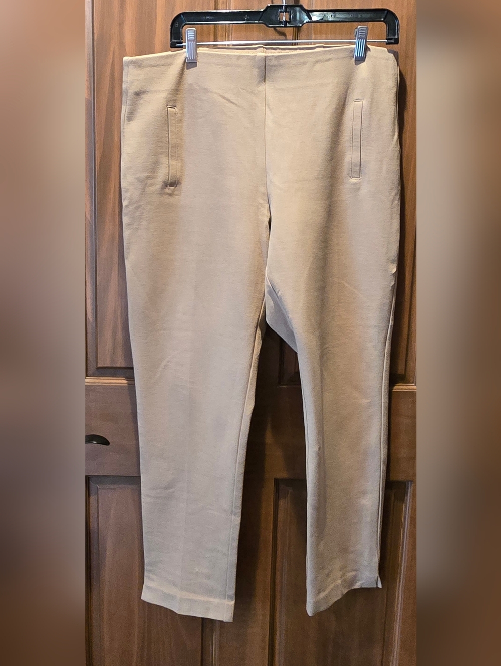 Chico's Straight Leg Pants in Tan